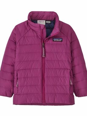 Patagonia Kids Magenta Quilted Puffer Jacket